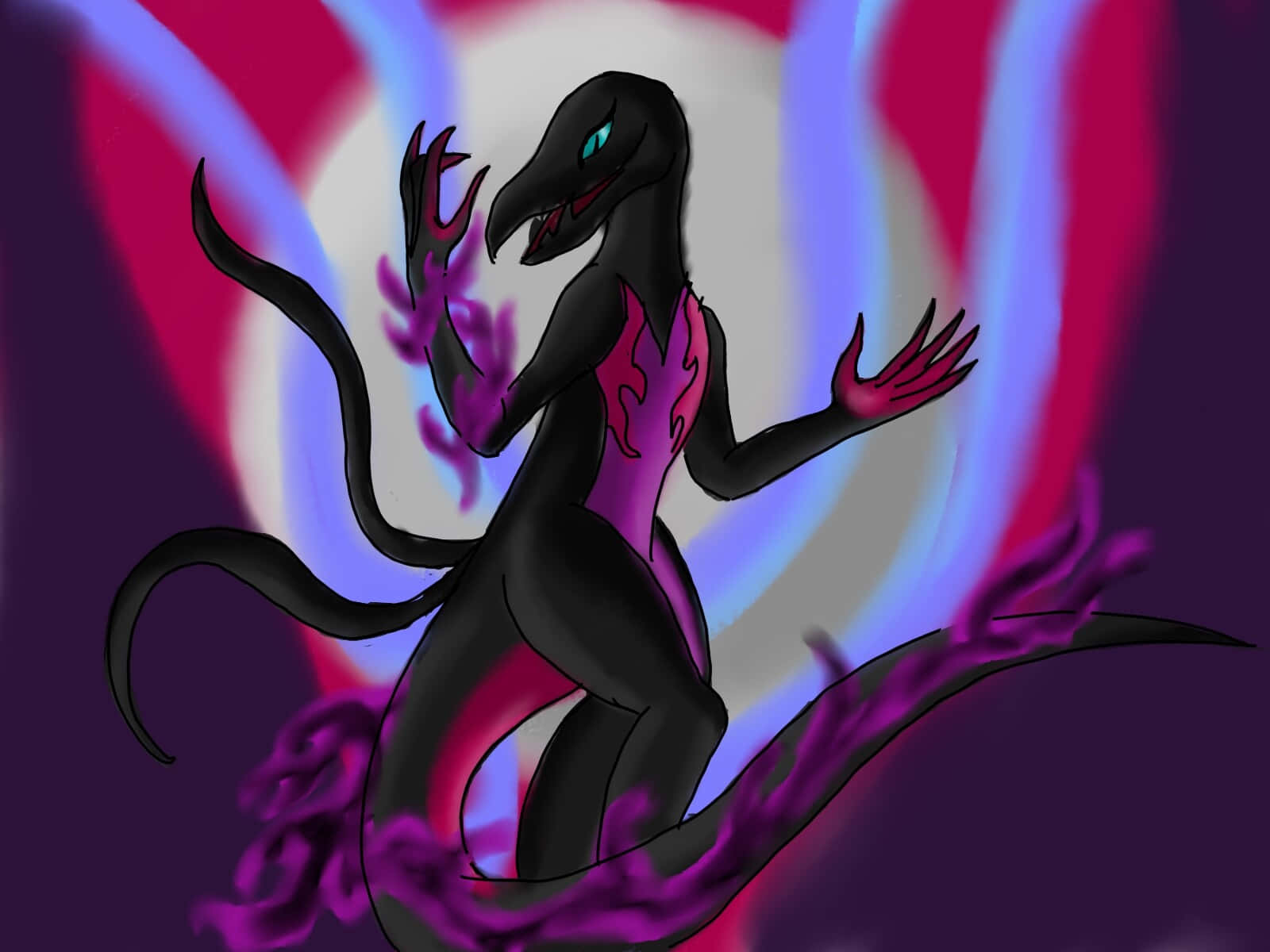 Pokémon Salazzle Poison Smoke Wallpaper