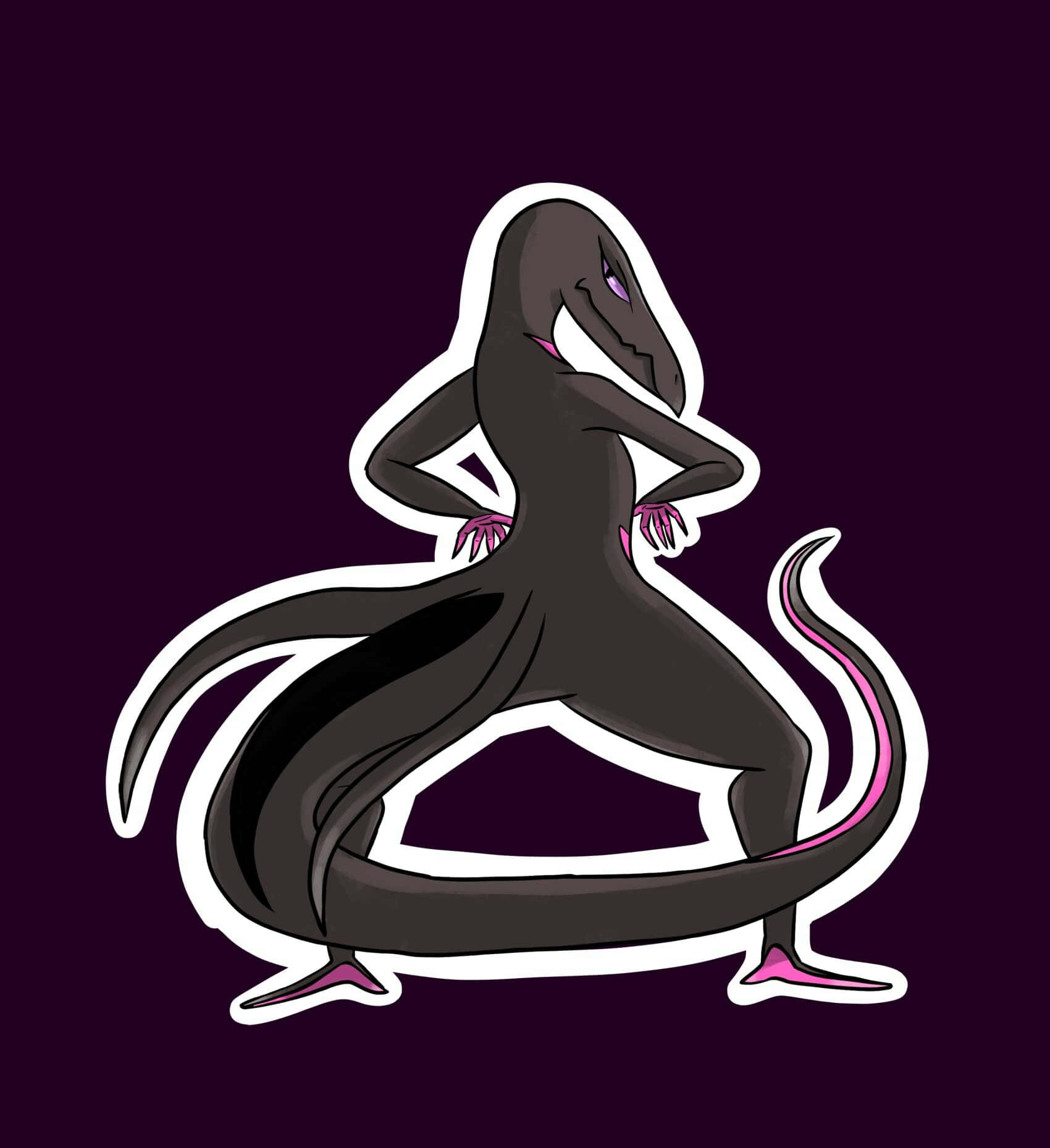 Pokémon Salazzle Sexy Pose Wallpaper