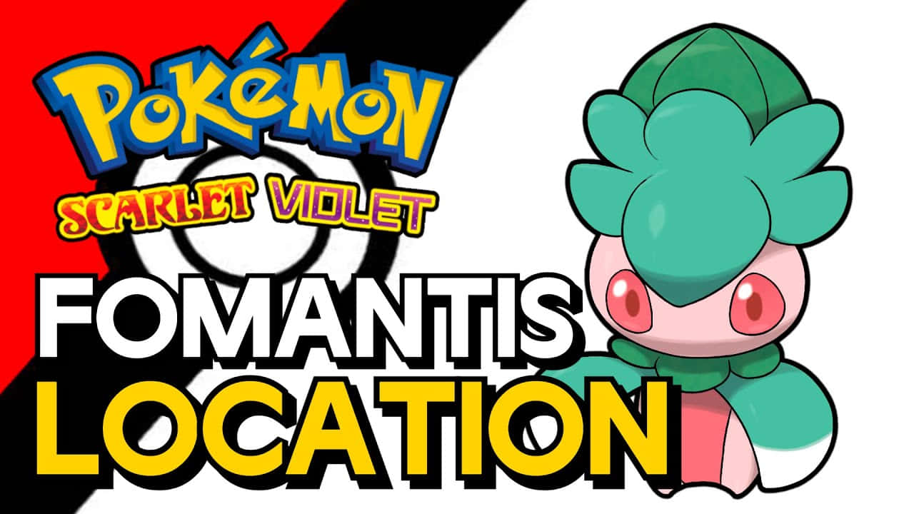 Pokémon Scarlet Violet Fomantis Wallpaper