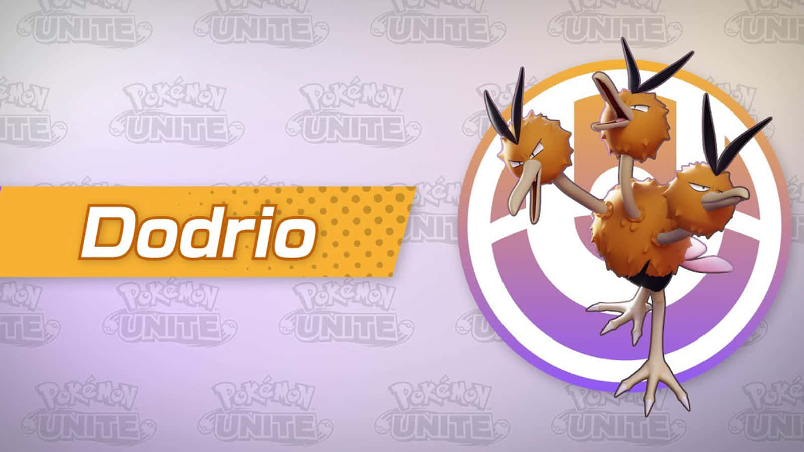 Pokemon Unite Dodrio Desktop Wallpaper