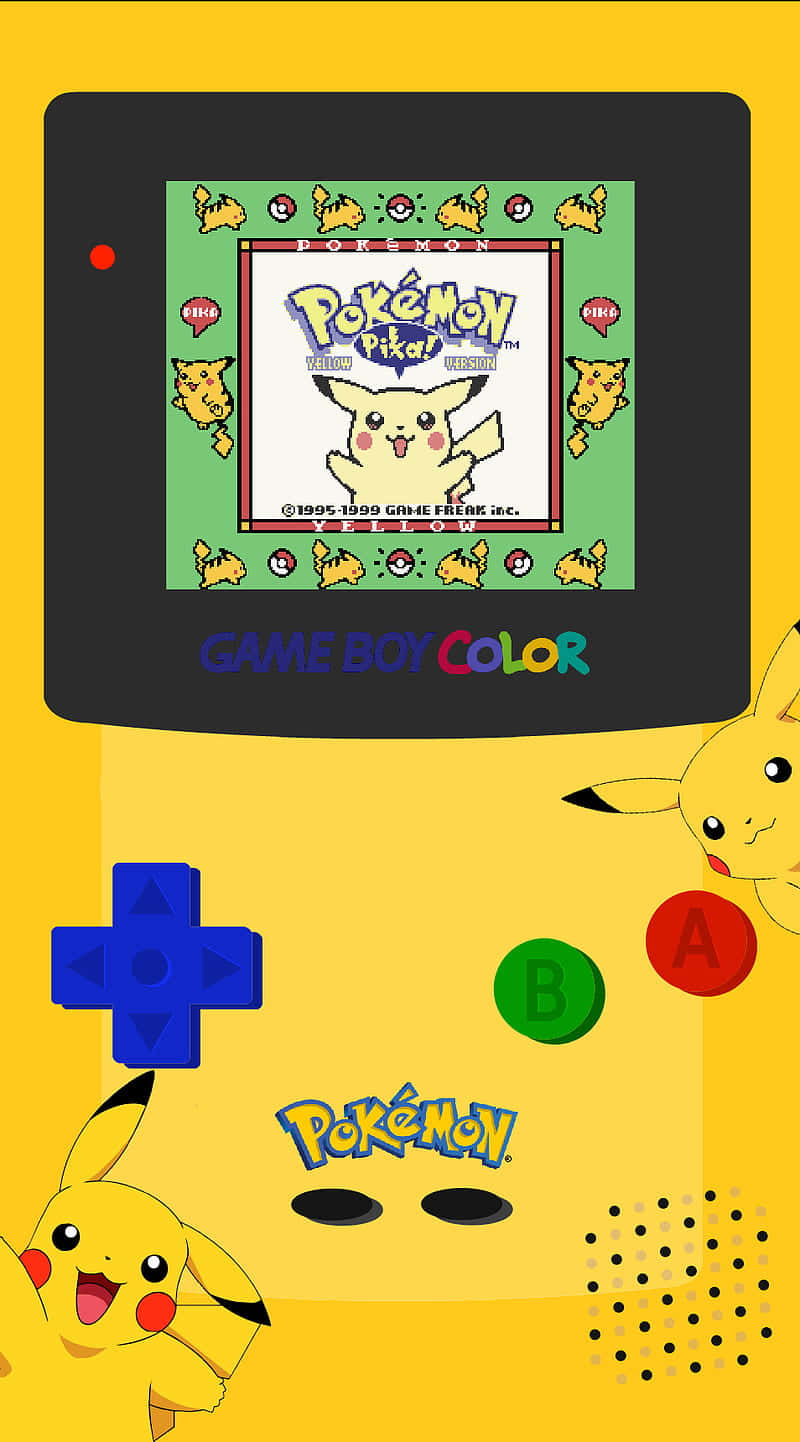 Pokemon Yellow Version Gameboy Color Wallpaper