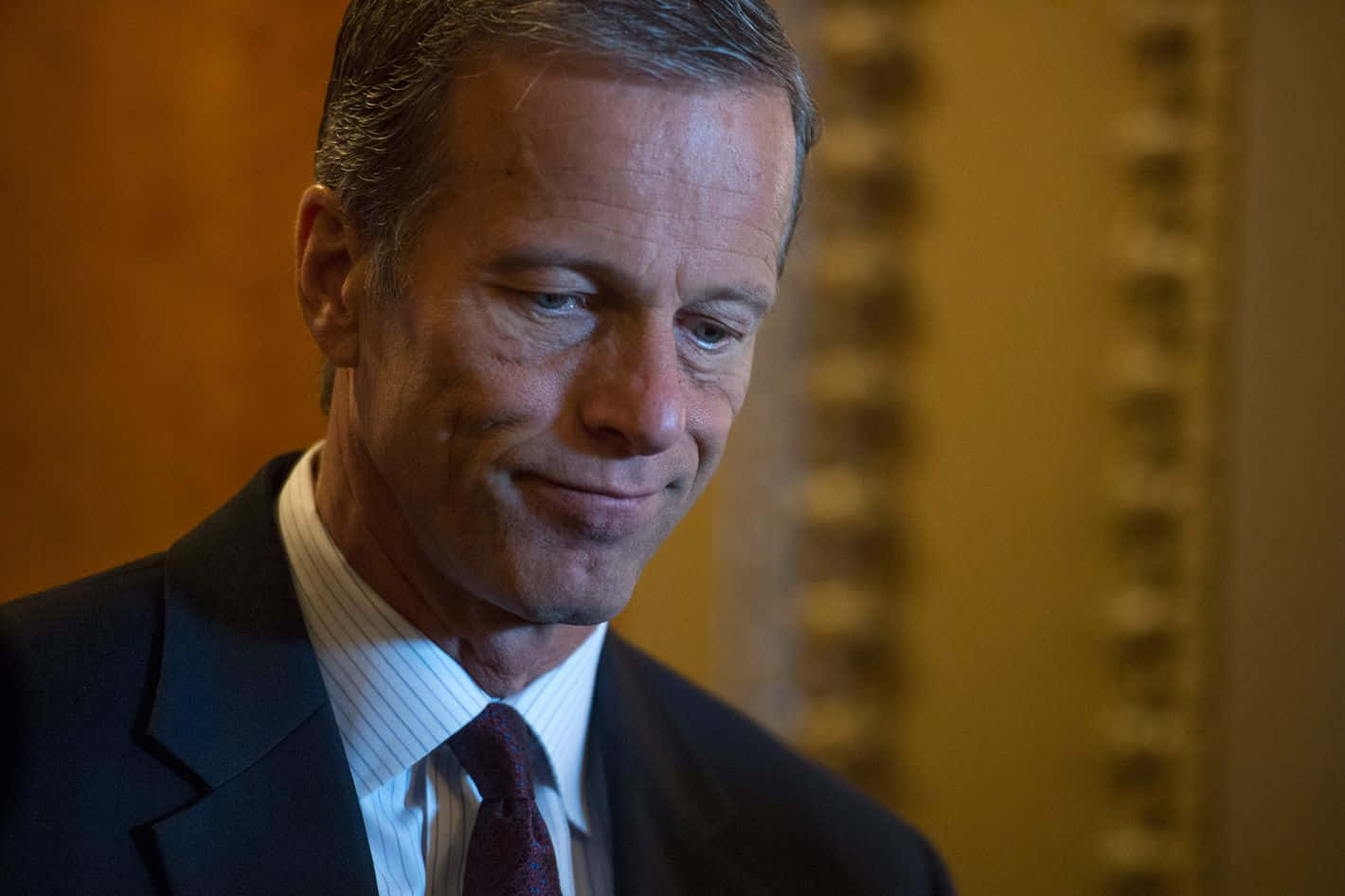 Politician John Thune Looking Down Wallpaper