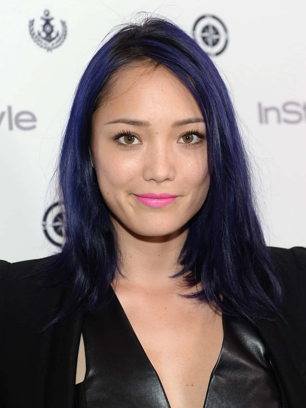 Pom Klementieff Blue Hair Portrait Wallpaper