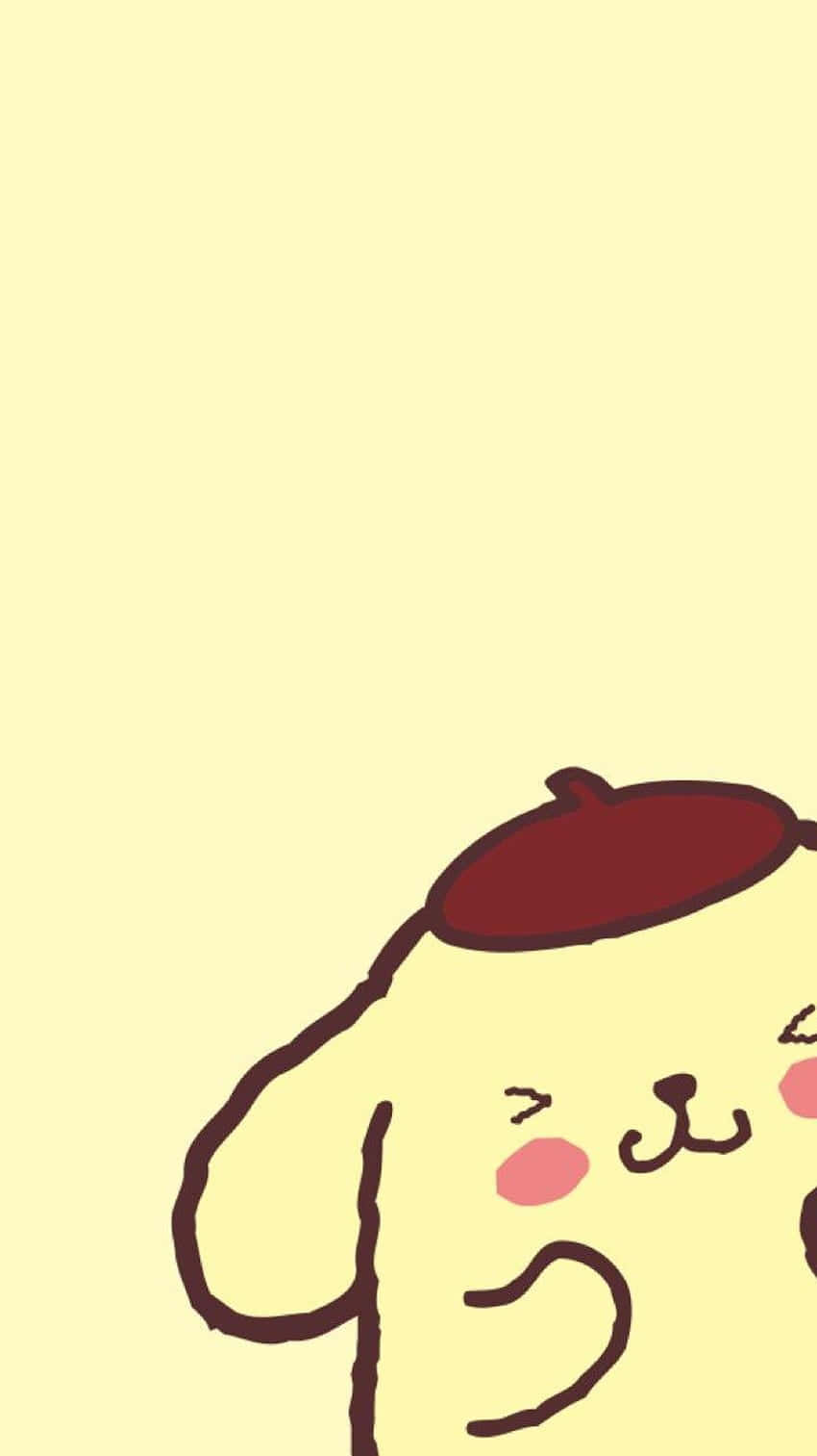 Pompompurin Close Up Aesthetic Wallpaper