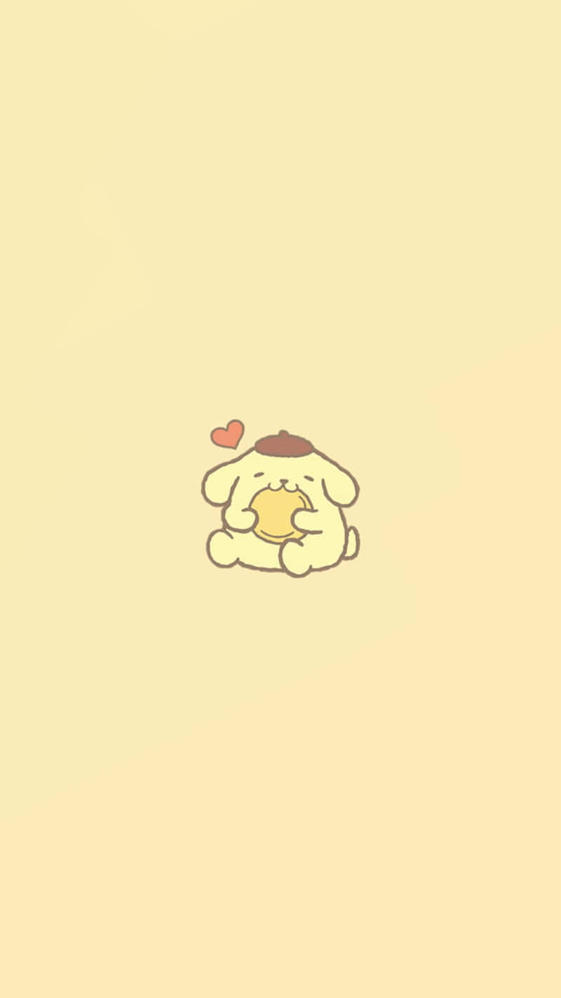 Pompompurin Cute Aesthetic Wallpaper Wallpaper