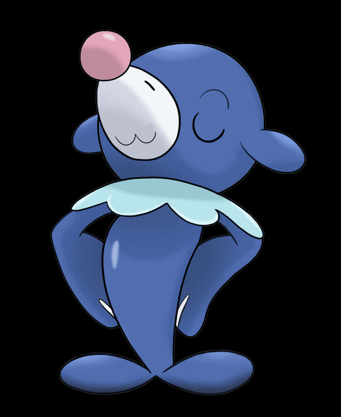 Popplio Showing Off Confidence On Stage Wallpaper