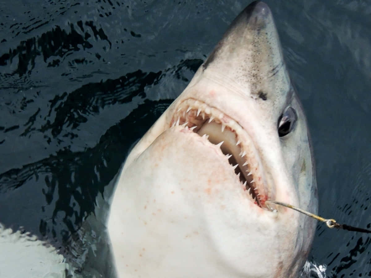 Porbeagle Shark Up Close Wallpaper