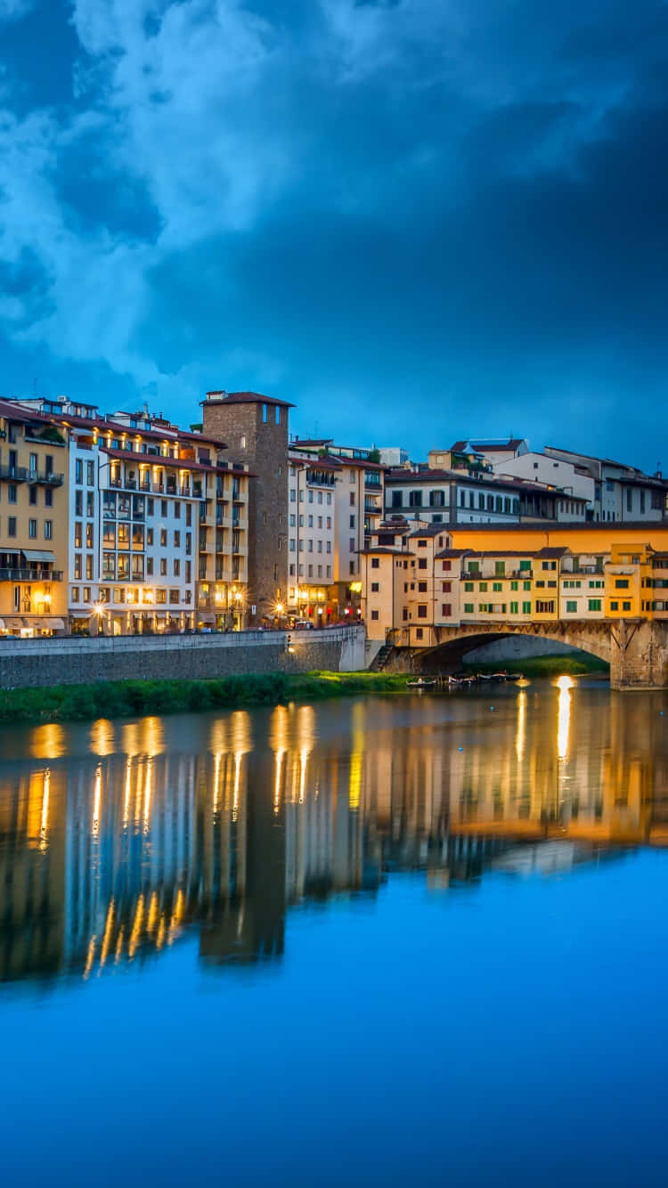 Portrait Firenze Ponte Vecchio Wallpaper