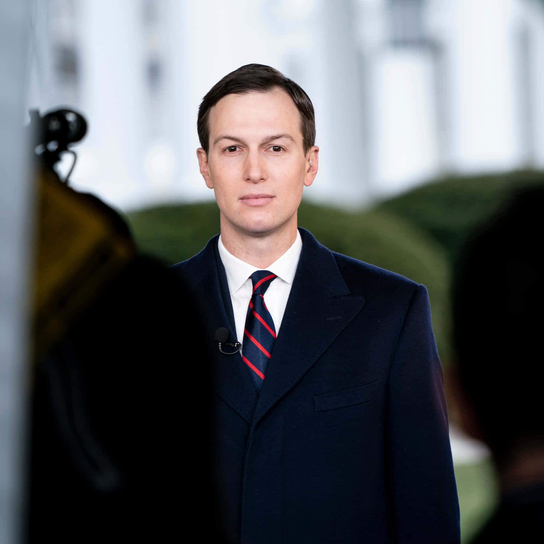 Portrait Of Jared Kushner In Black Suit Wallpaper