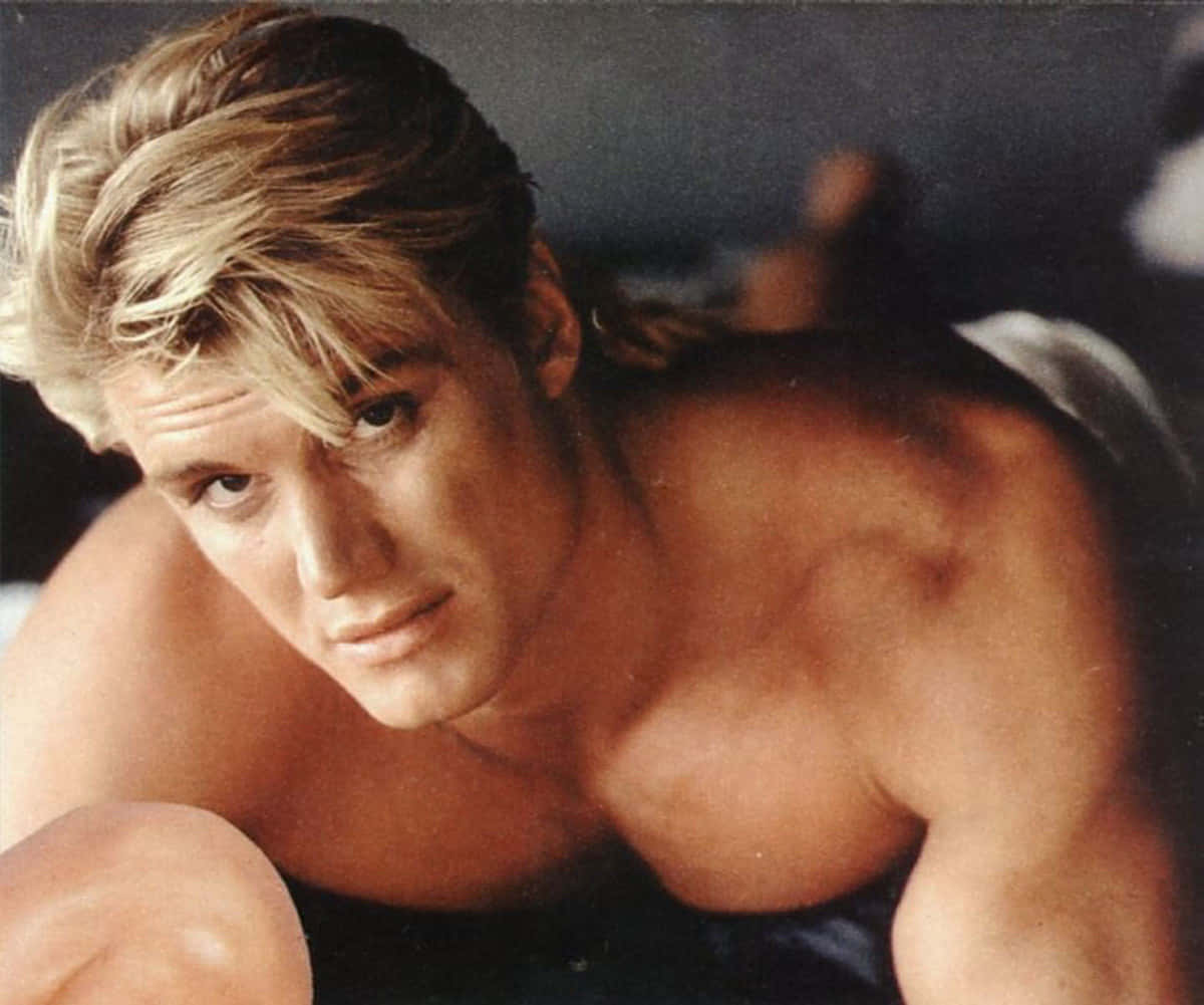 Portrait Of Renowned Actor Dolph Lundgren Wallpaper