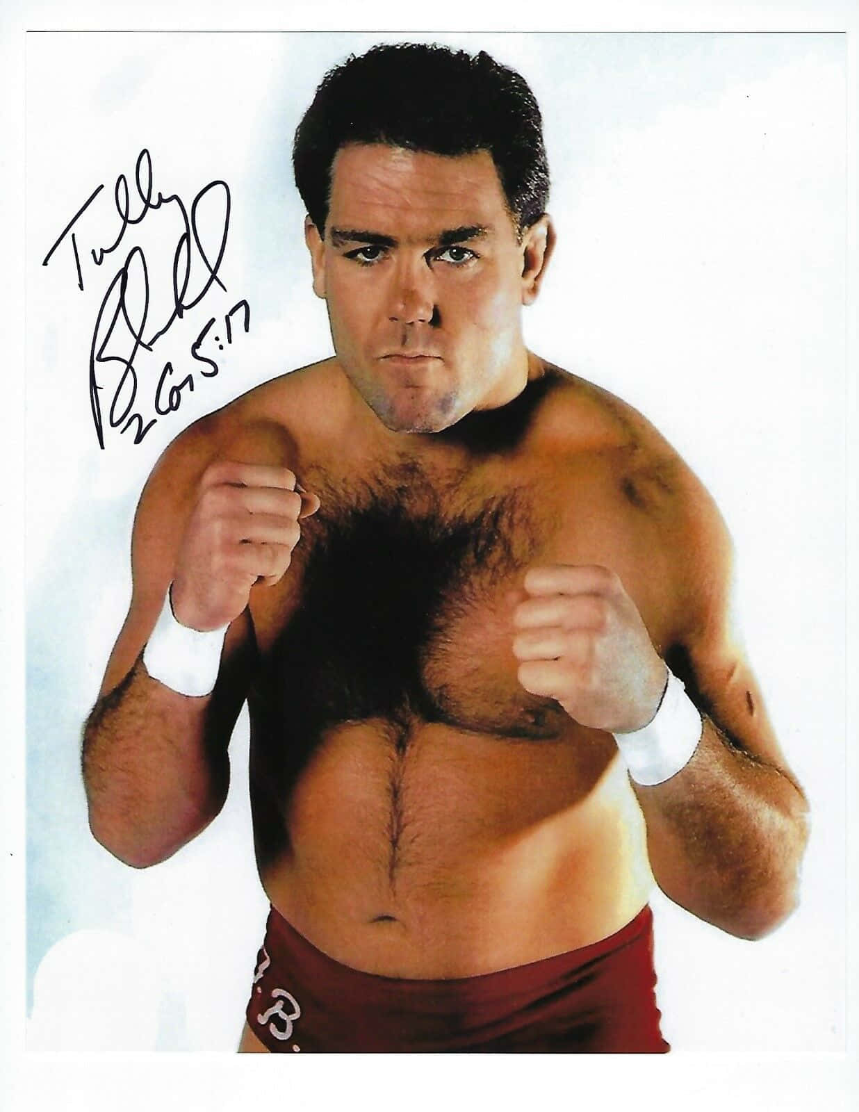 Portrait Of Tully Blanchard, Legendary Professional Wrestler Wallpaper