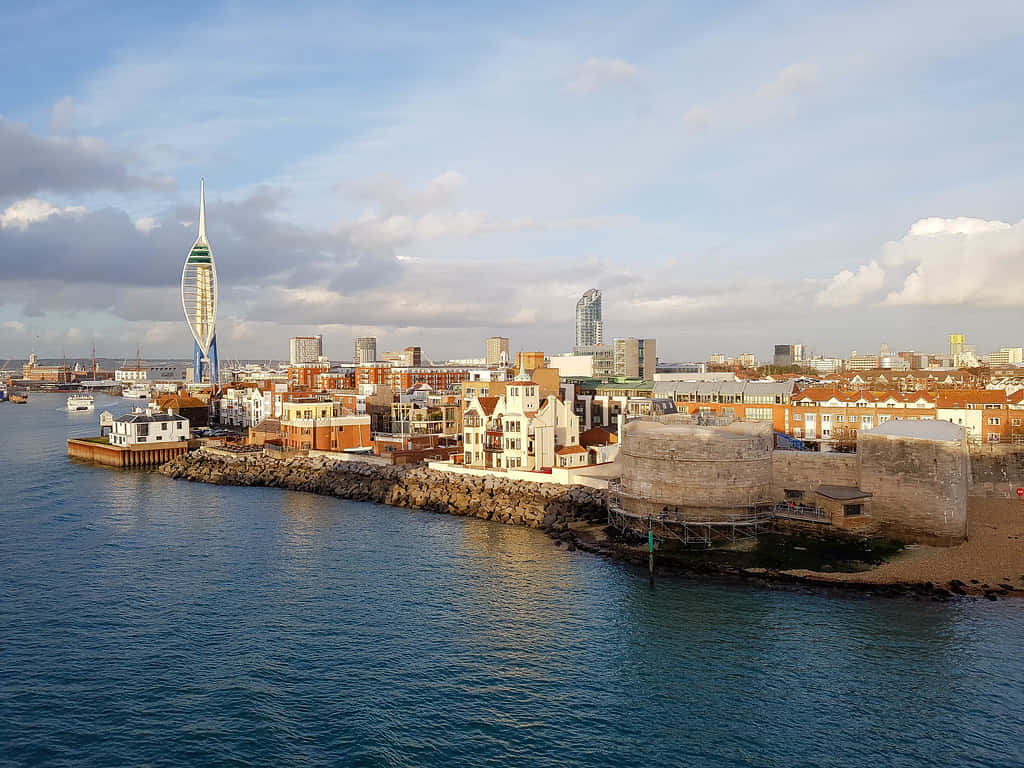 Portsmouth Spinnaker Tower Coastline Wallpaper