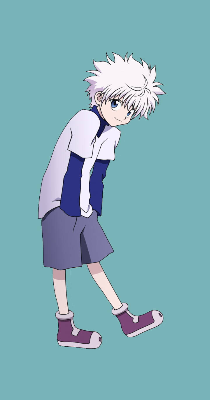 Posing Killua Zoldyck Wallpaper