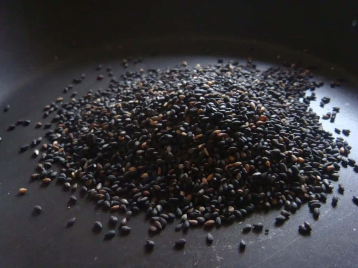 Pour On The Flavor With Black Sesame Seeds