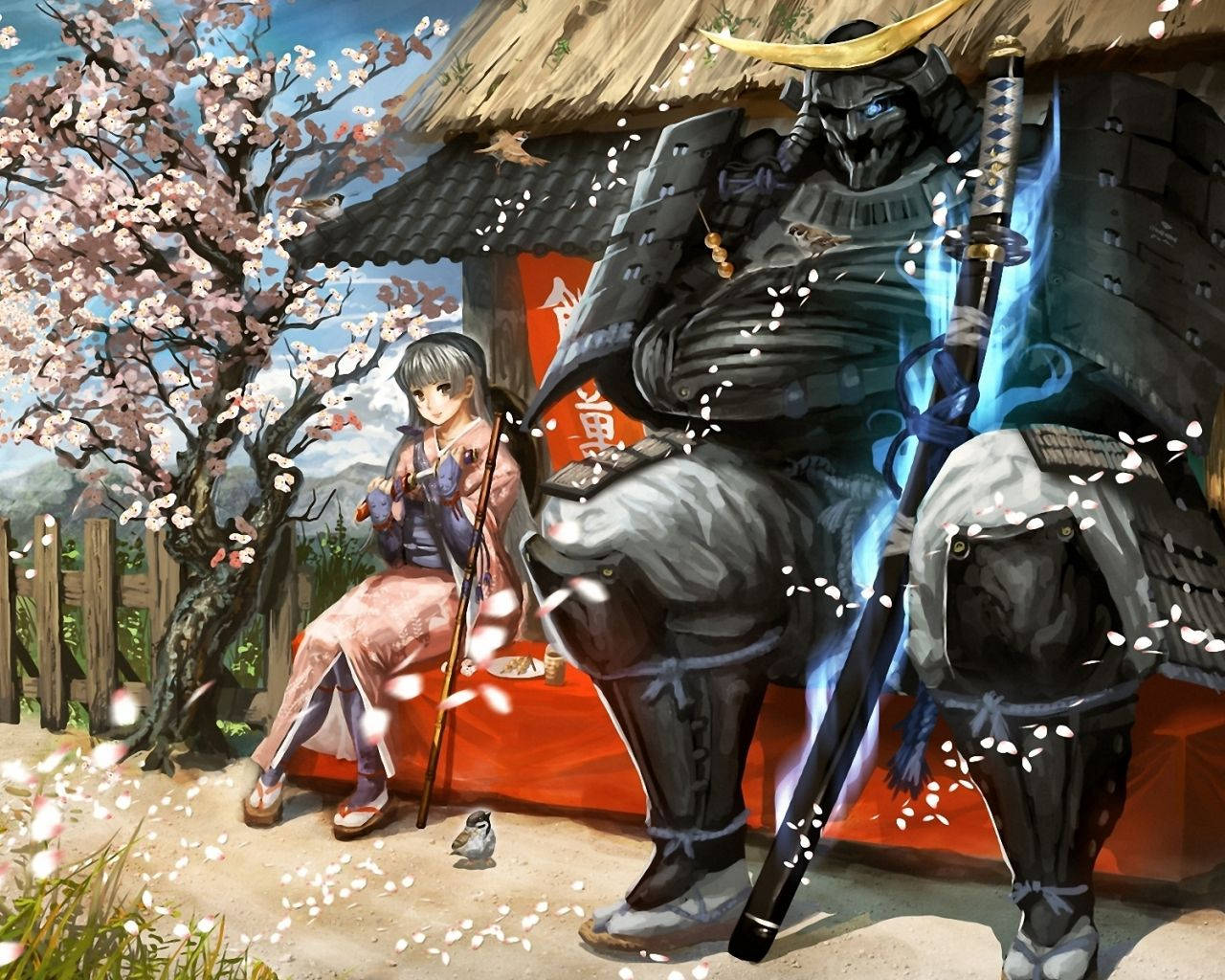 Power, Strength And Wisdom Of The Samurai Wallpaper