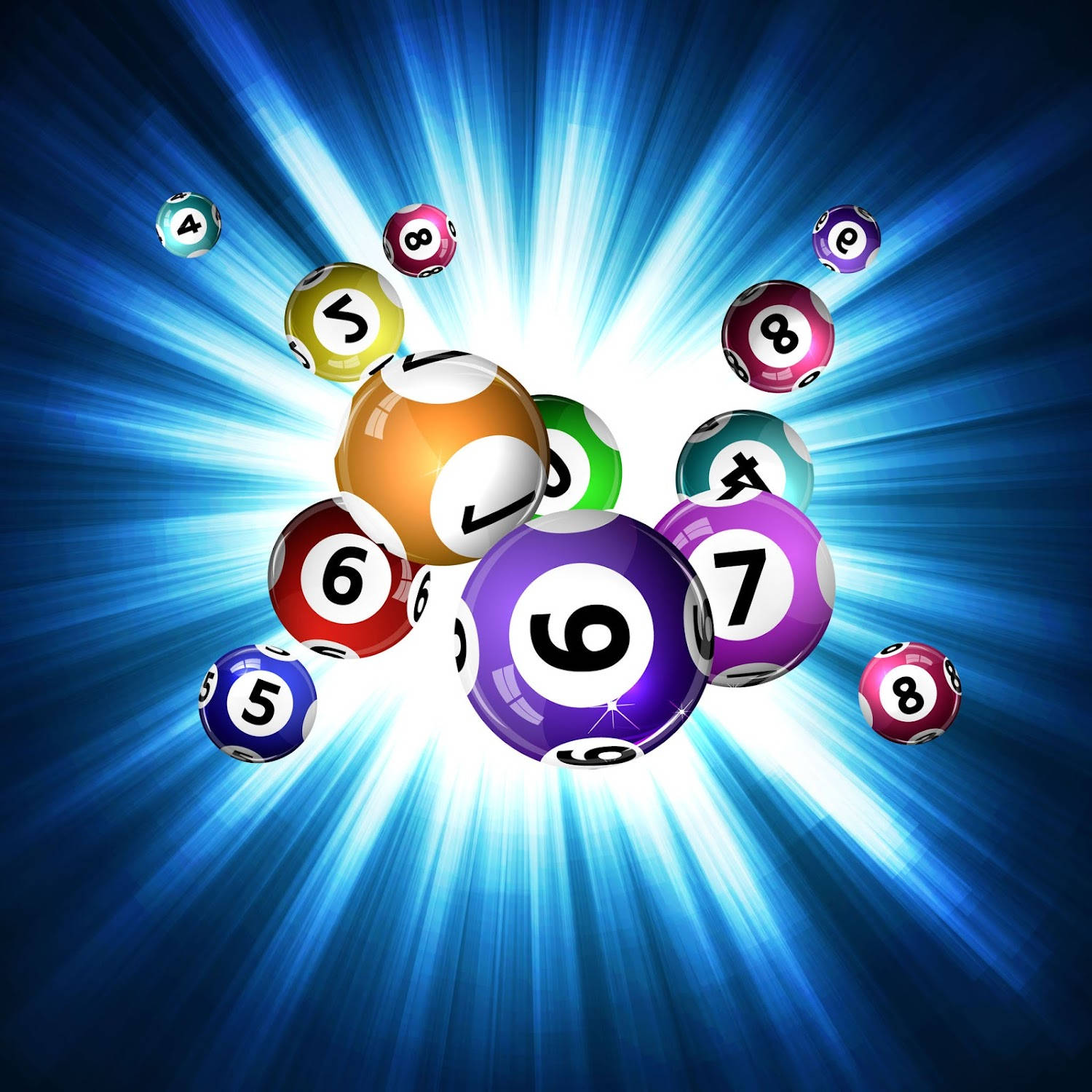 Powerball Explosion Wallpaper