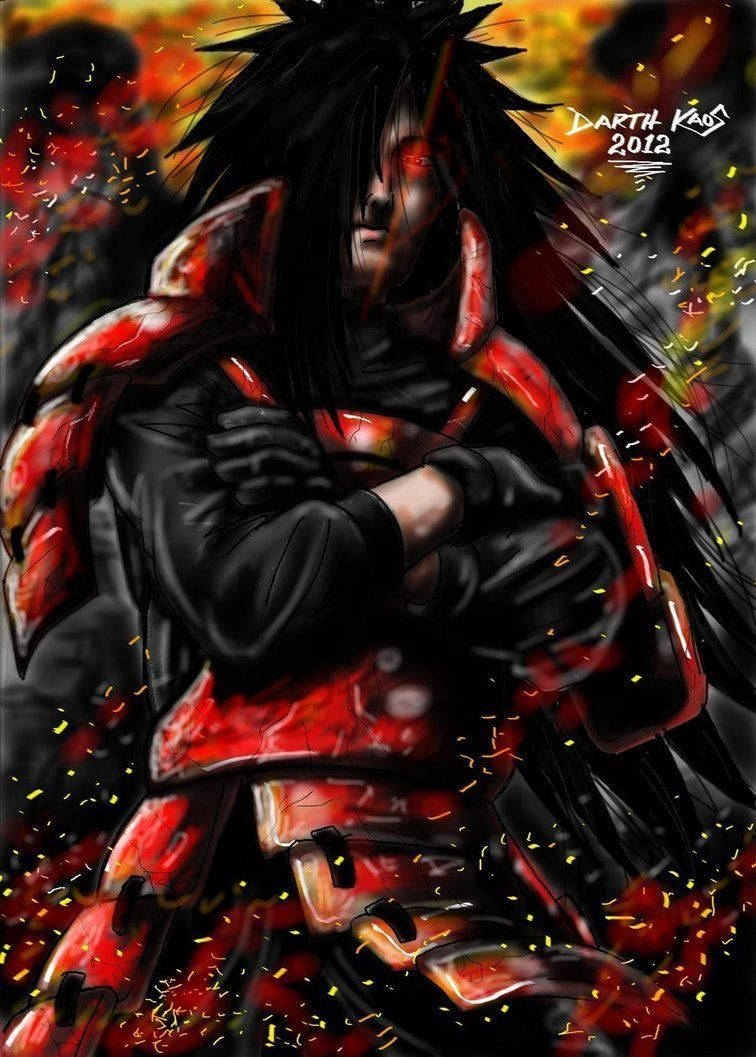 Powerful Artwork Of Madara Uchiha Wallpaper