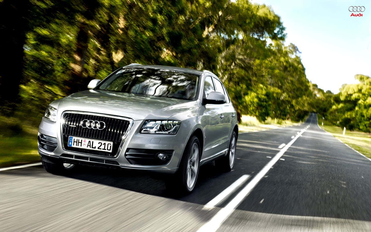 Powerful Audi Sq5 Dominating The Road Wallpaper