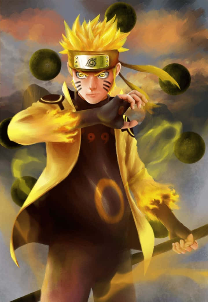 Powerful Aura Of Sage Of Six Paths Wallpaper