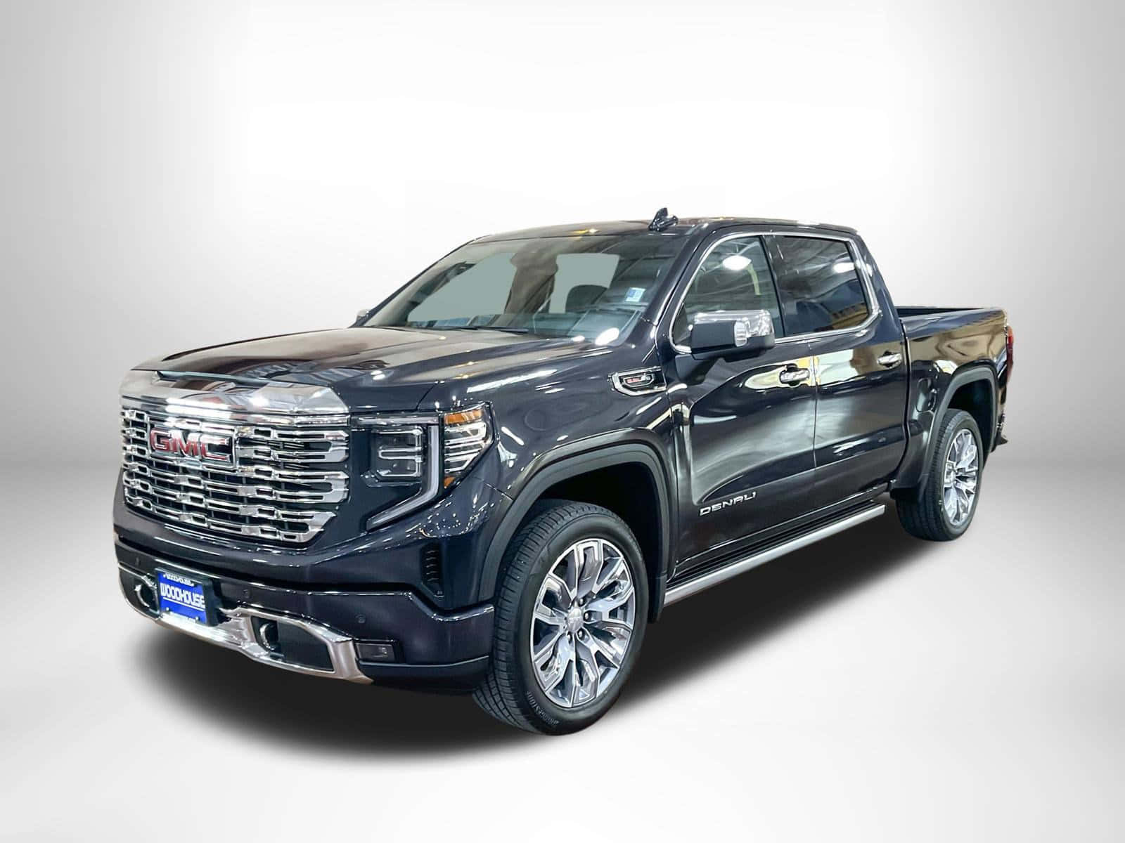 Powerful Gmc Sierra Truck On Display Wallpaper