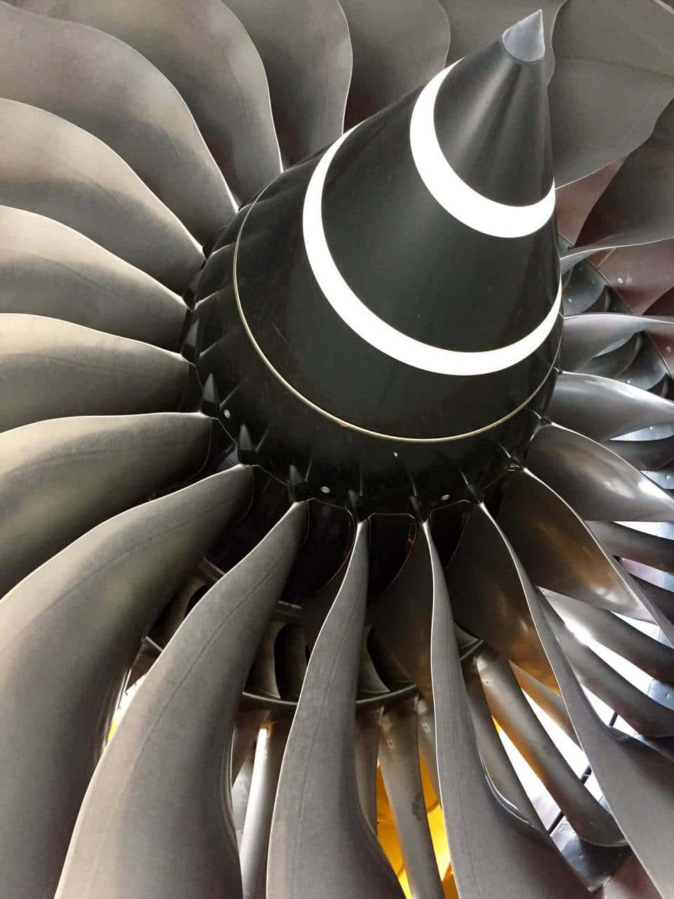 Powerful Jet Engine Closeup Wallpaper