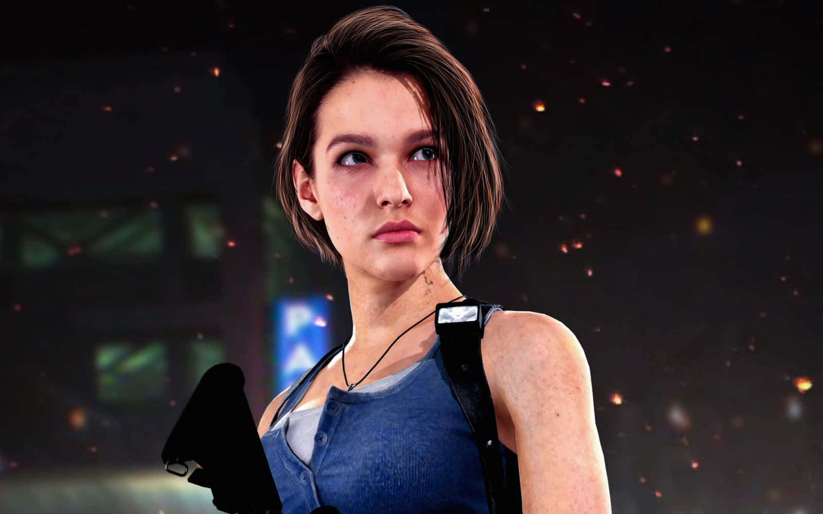 Powerful Jill Valentine - Resident Evil Wallpaper