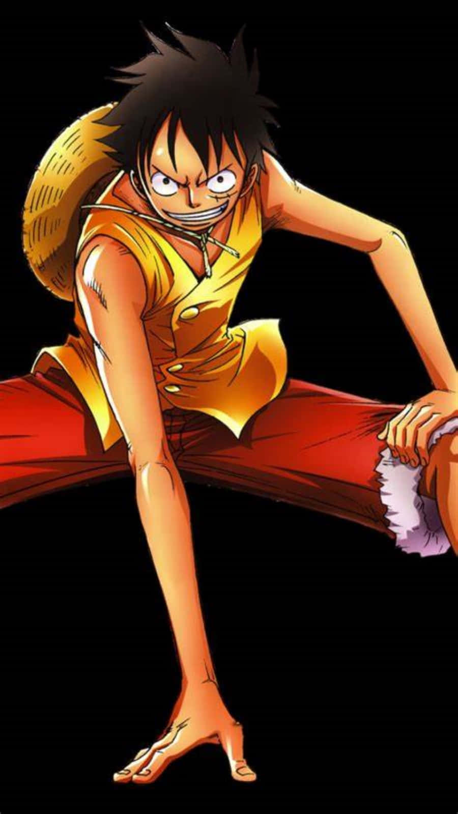 Powerful One Piece Luffy Phone Wallpaper