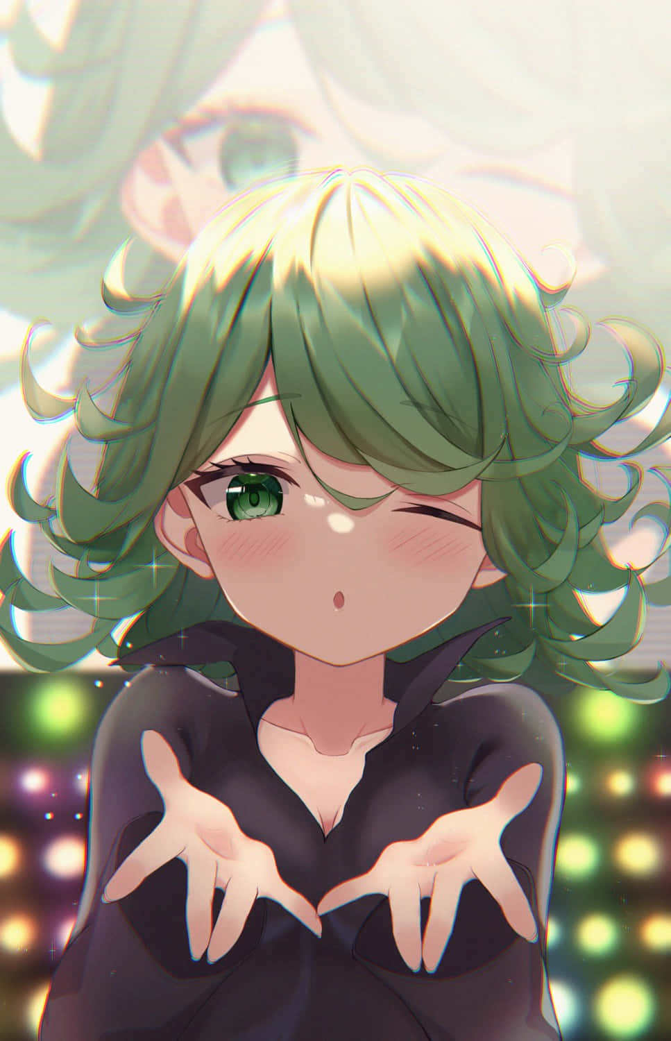 Powerful Tatsumaki Unleashing Her Fury Wallpaper