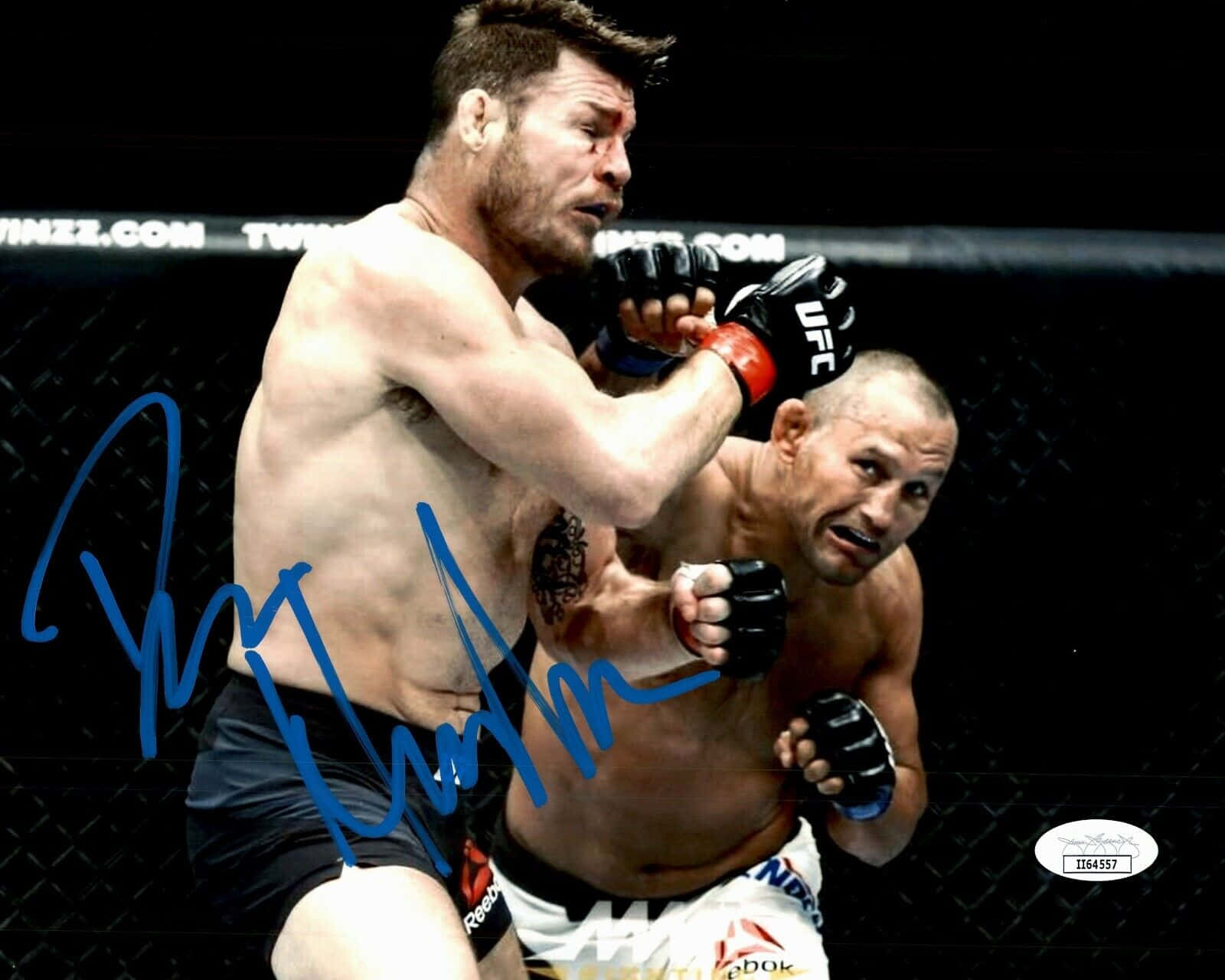 Powerhouse Blow By Dan Henderson On Michael Bisping Wallpaper