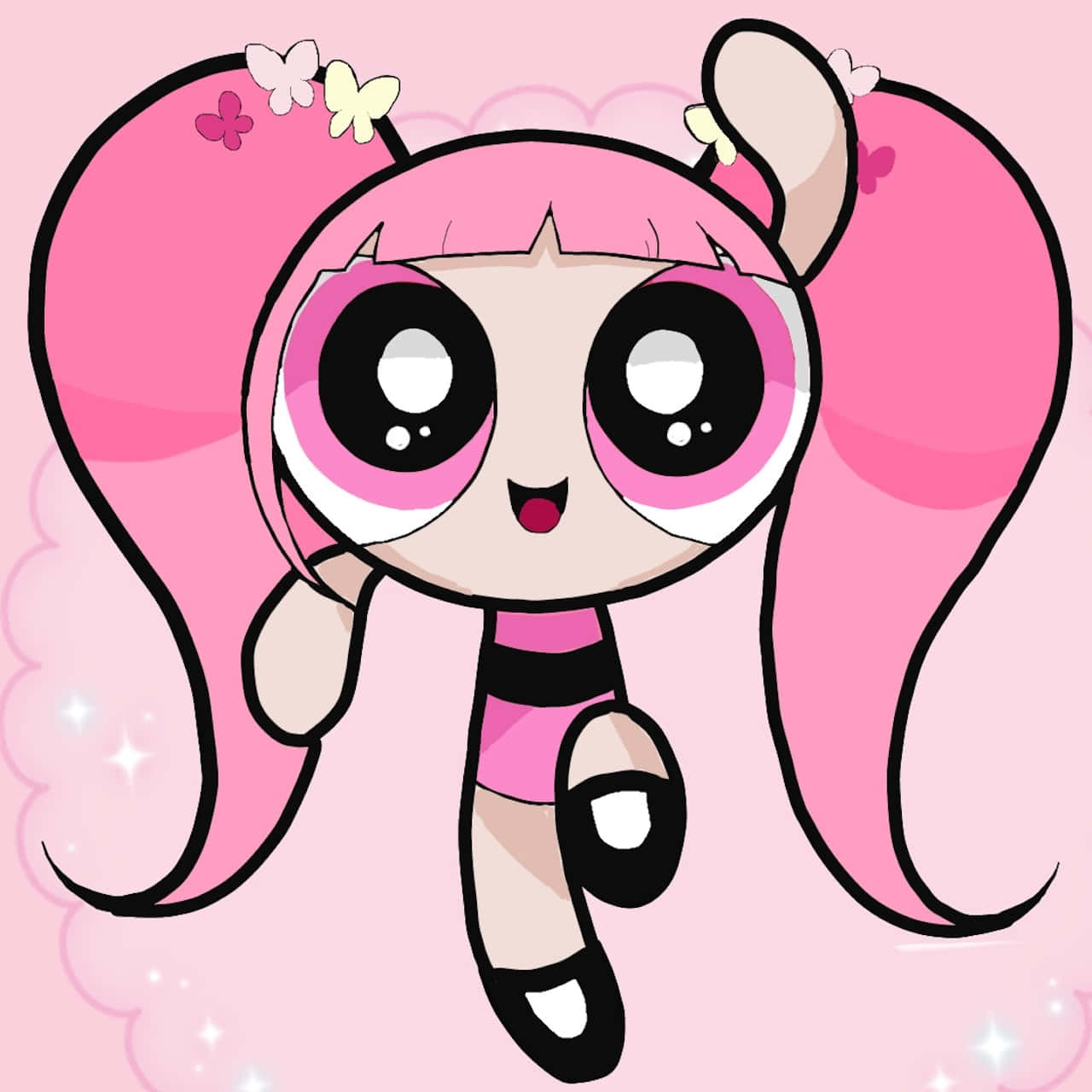 Powerpuff Girls Blossom Cartoon Wallpaper