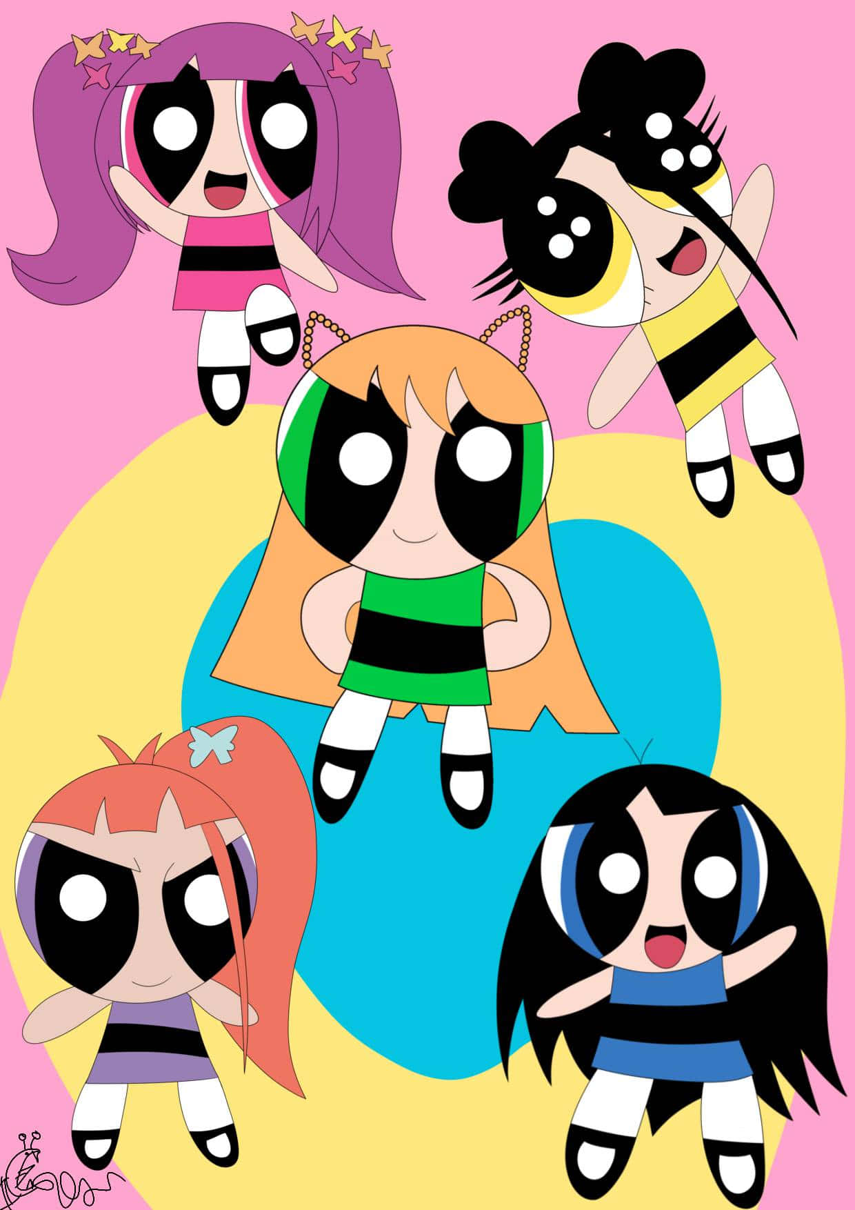 Powerpuff Girls Fan Art Wallpaper