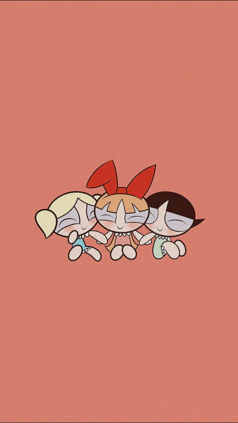 Powerpuff_ Girls_ Group_ Hug Wallpaper