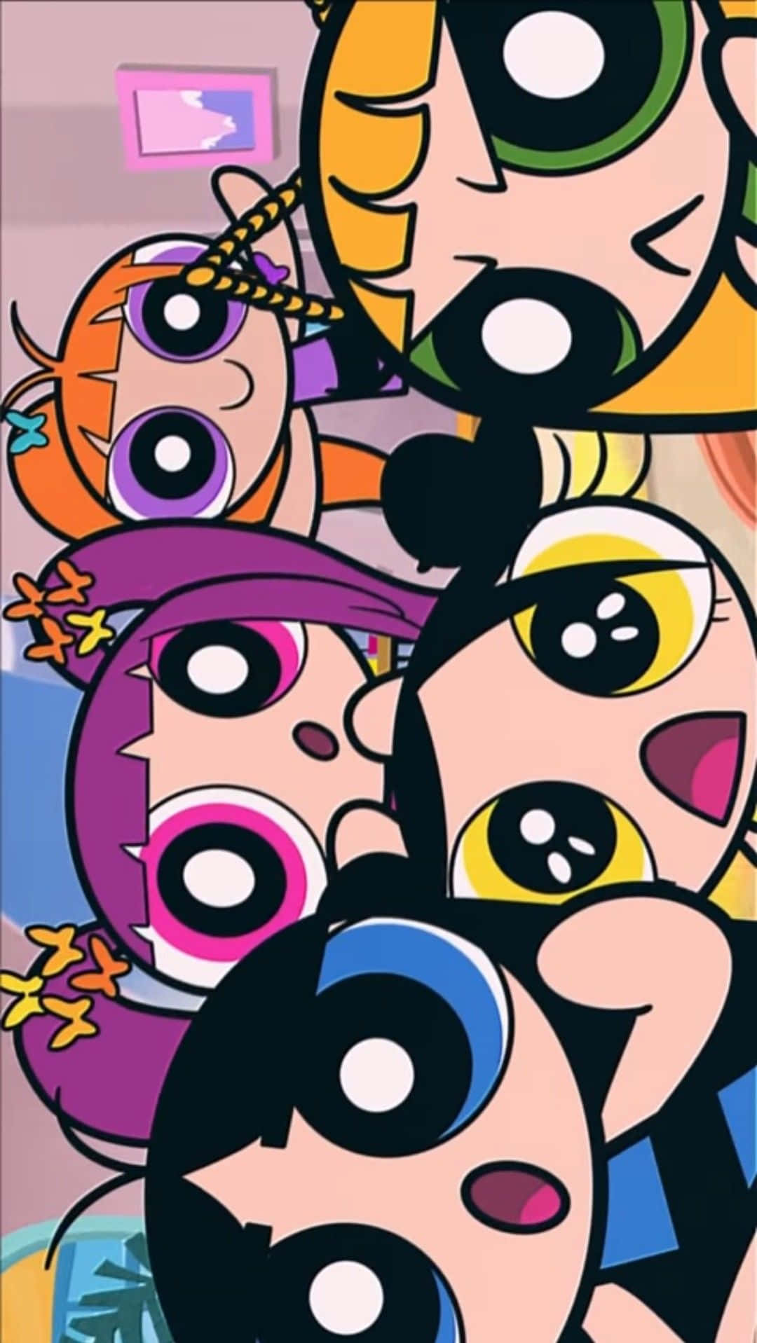 Powerpuff Girls Group Pose Wallpaper