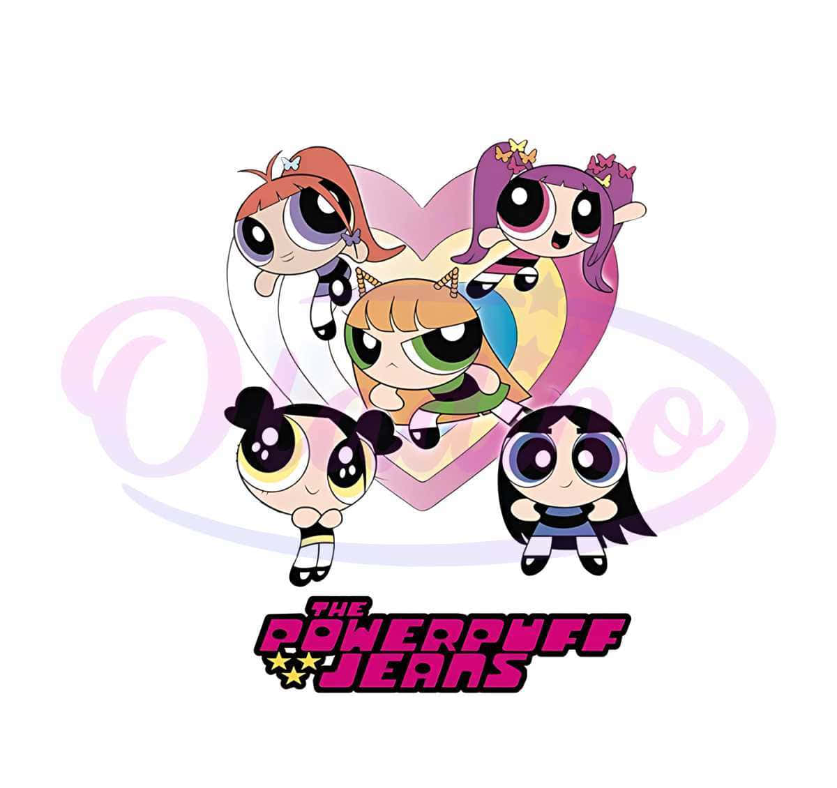 Powerpuff Girls New Jeans Crossover Wallpaper