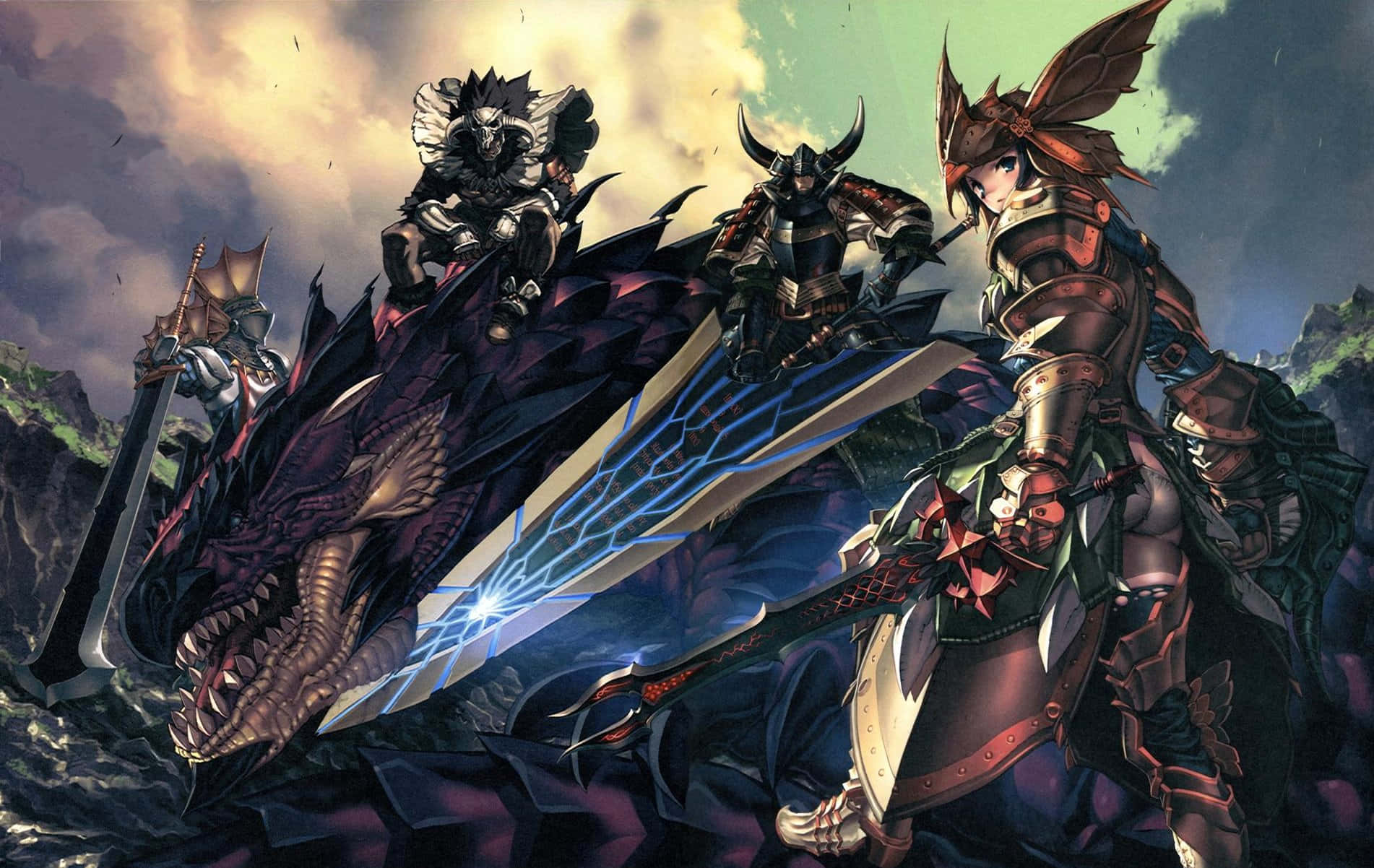 Prepare For An Epic Adventure With Monster Hunter 3 Wallpaper