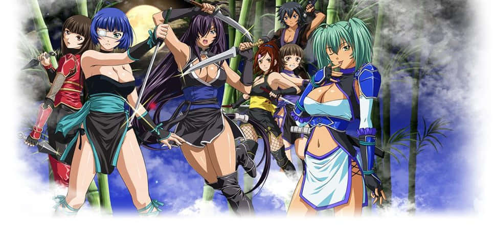 Prepare For An Epic Battle With Ikki Tousen Wallpaper