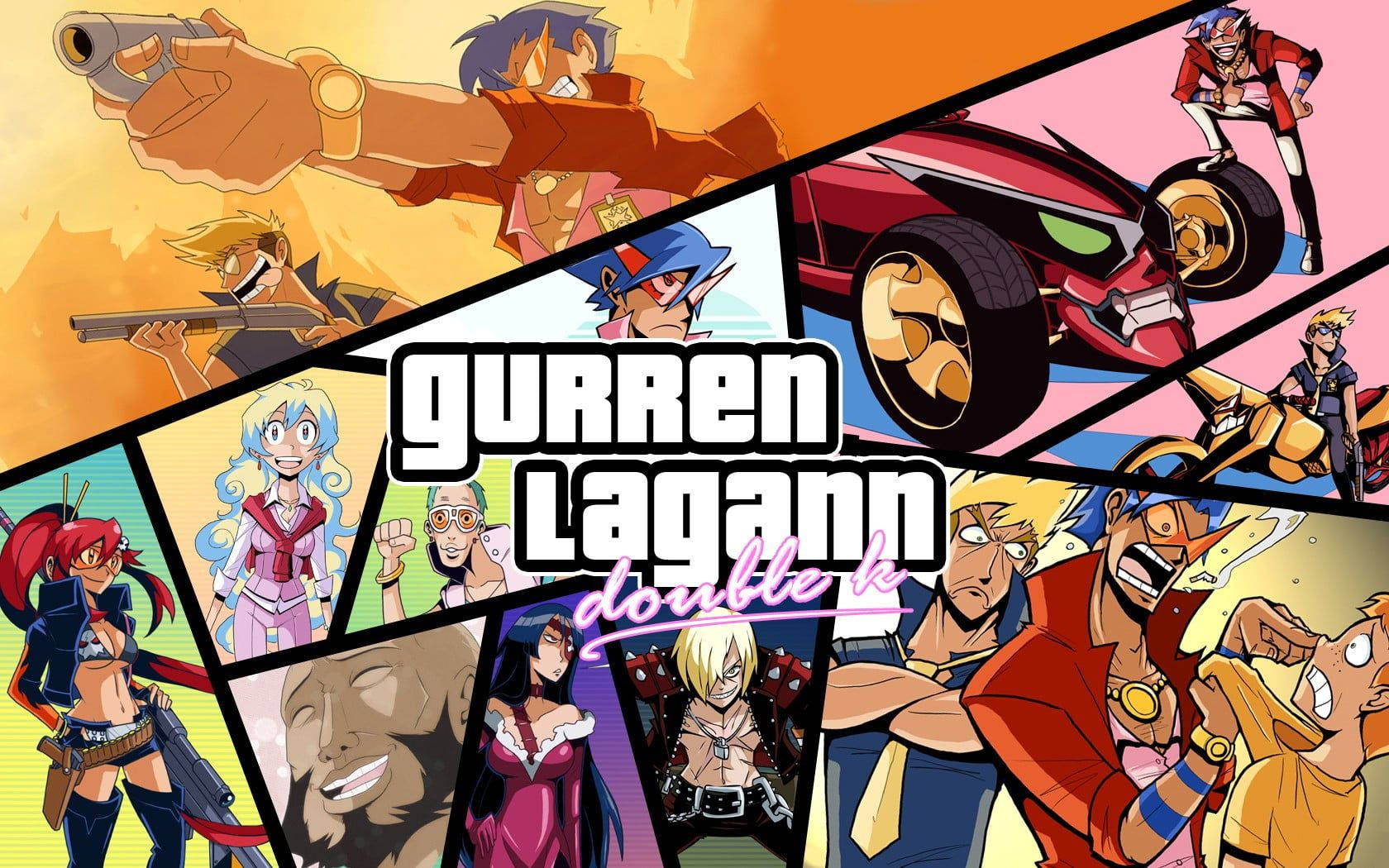 Prepare For An Epic Journey With Gurren Lagann! Wallpaper