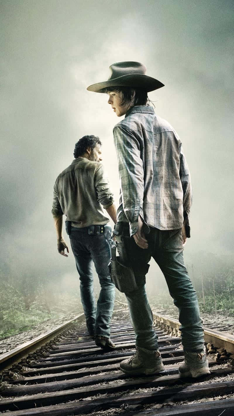 Prepare To Survive The Zombie Apocalypse With The Walking Dead Iphone Wallpaper Wallpaper