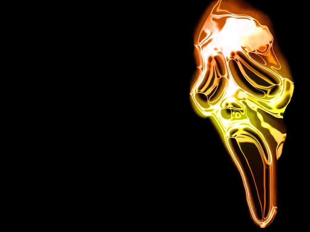 Preposterous Glowing Mask Wallpaper