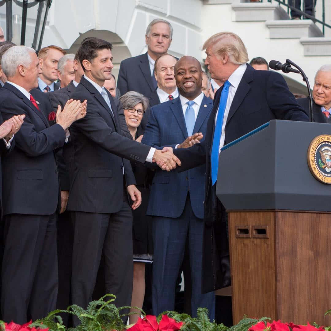 President Donald Trump With Paul Ryan Wallpaper