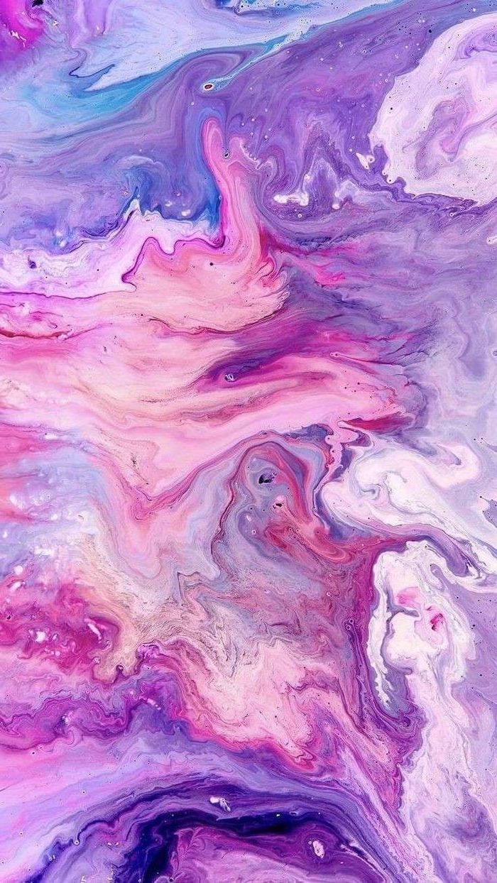 Pretty Background Abstract Purple Painting Wallpaper