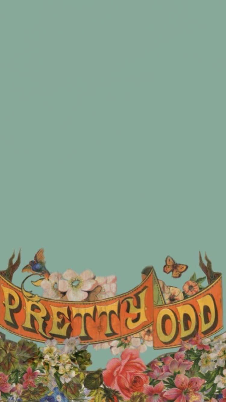 Pretty_ Odd_ Floral_ Banner_i Phone_ Wallpaper Wallpaper