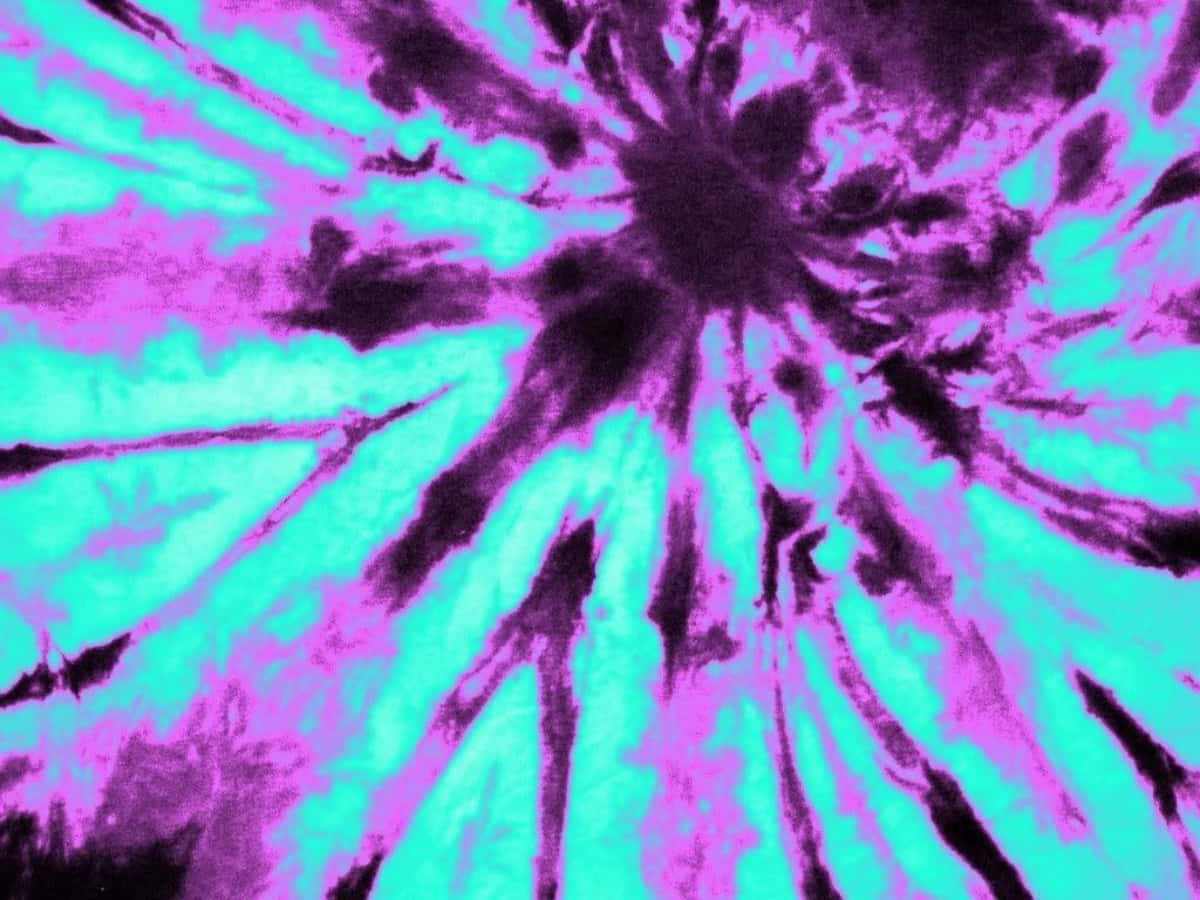 Pretty Tie Dye Neon Wallpaper