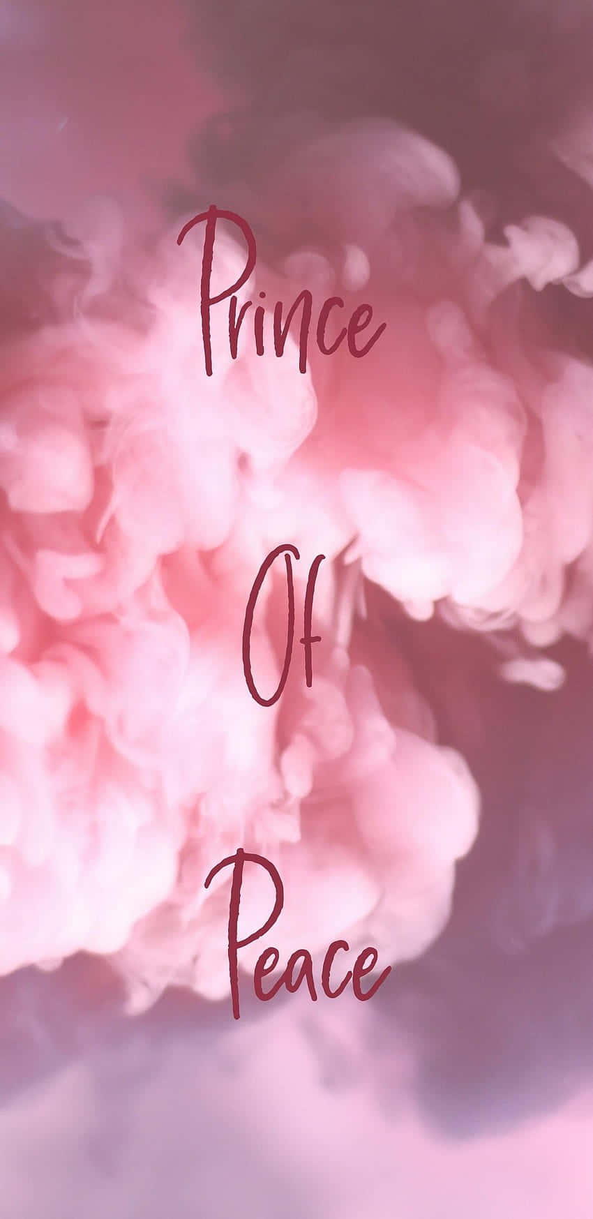 Princeof Peace Pink Clouds Wallpaper