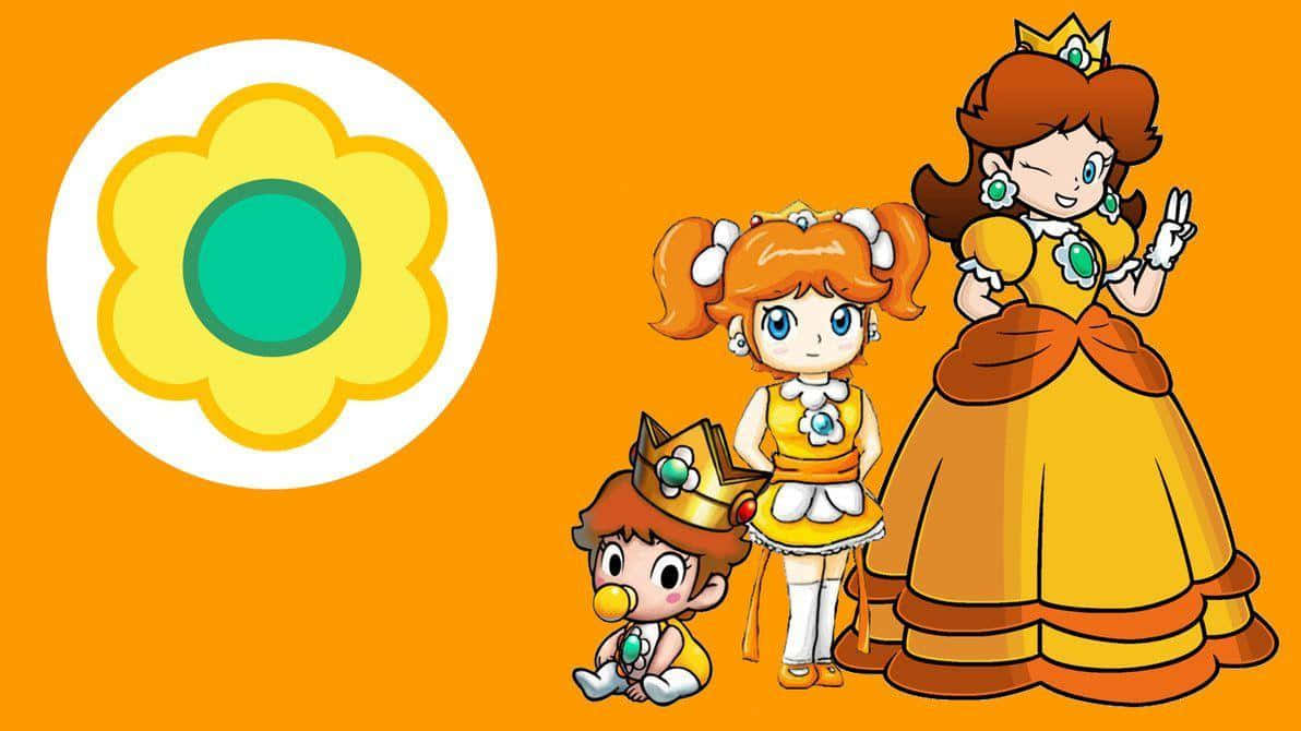 Princess Daisy In Action Wallpaper