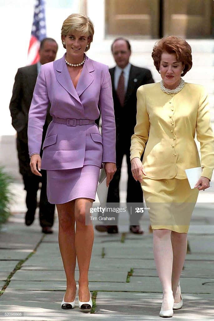 Princess Diana And Elizabeth Dole Wallpaper