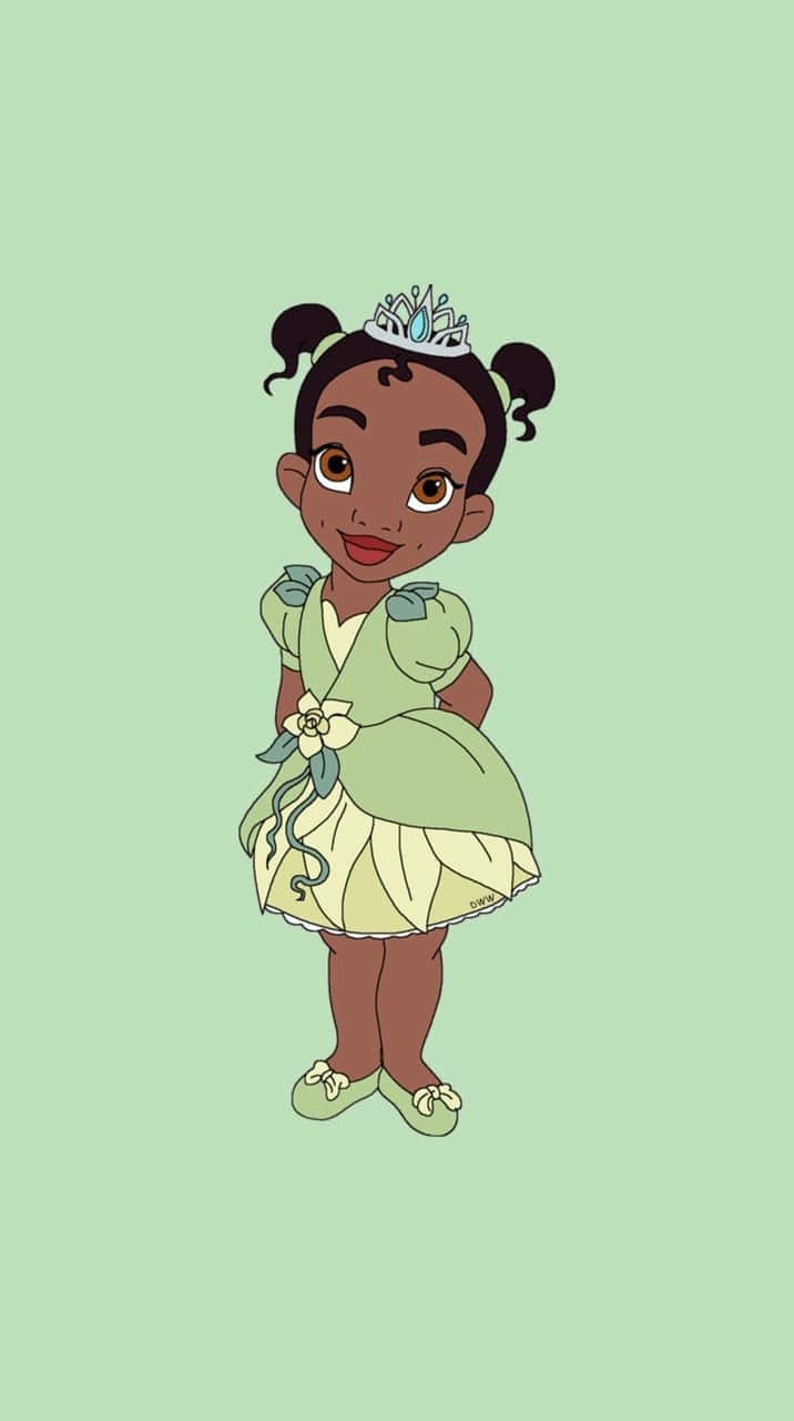 Princess Tiana As Child Poster Wallpaper