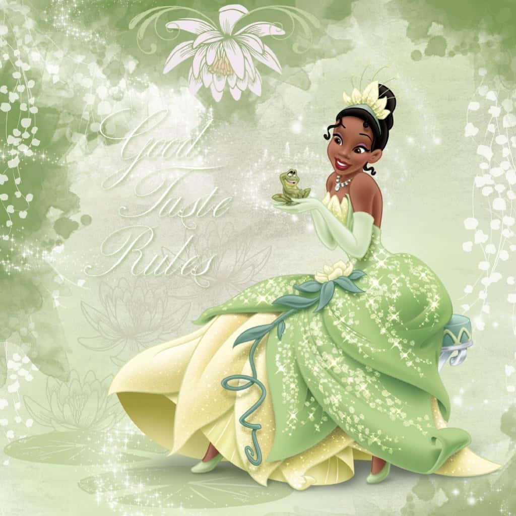 Princess Tiana From Disney's The Princess And The Frog Wallpaper