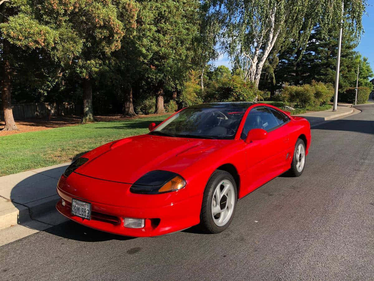 Pristine 1991 Dodge Stealth In Its Retro Glory Wallpaper