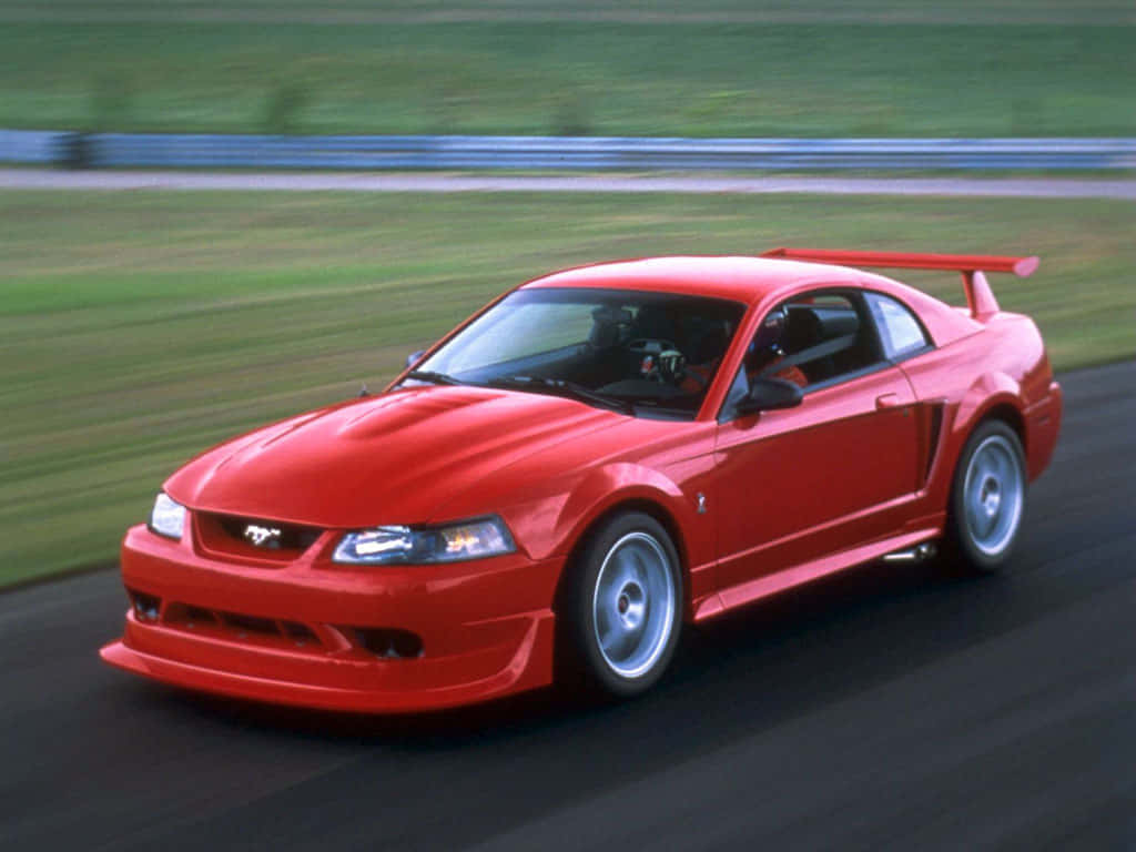 Pristine Ford Mustang Svt Cobra In Full Glory Wallpaper